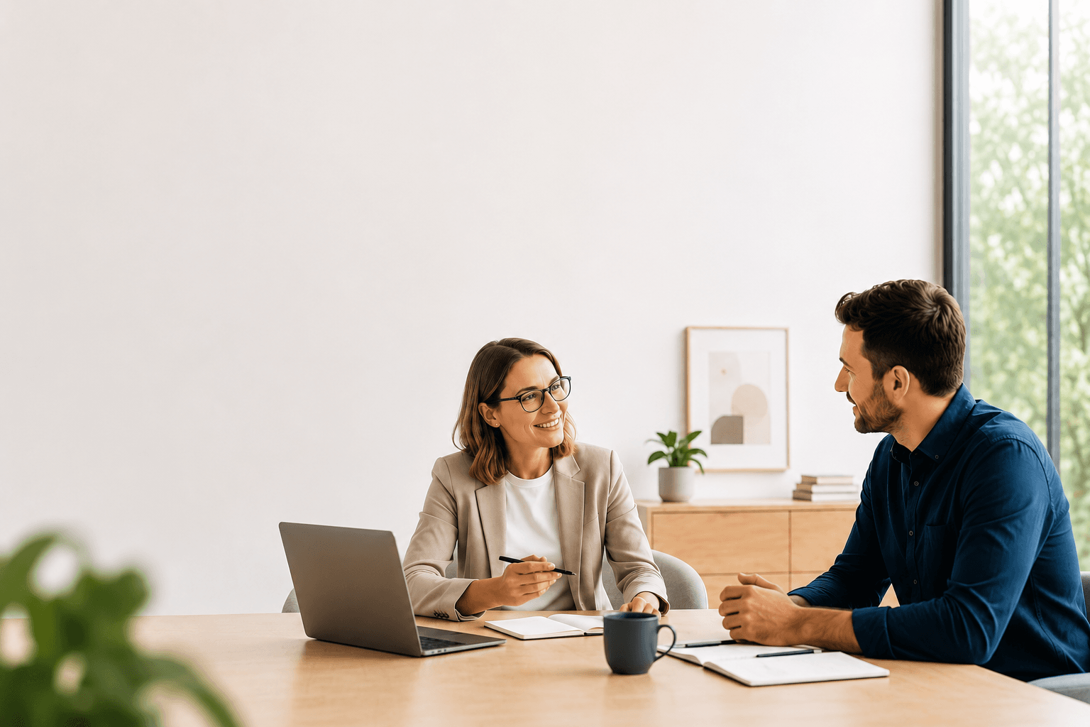 Führungskräfte-Coaching im persönlichen Gespräch